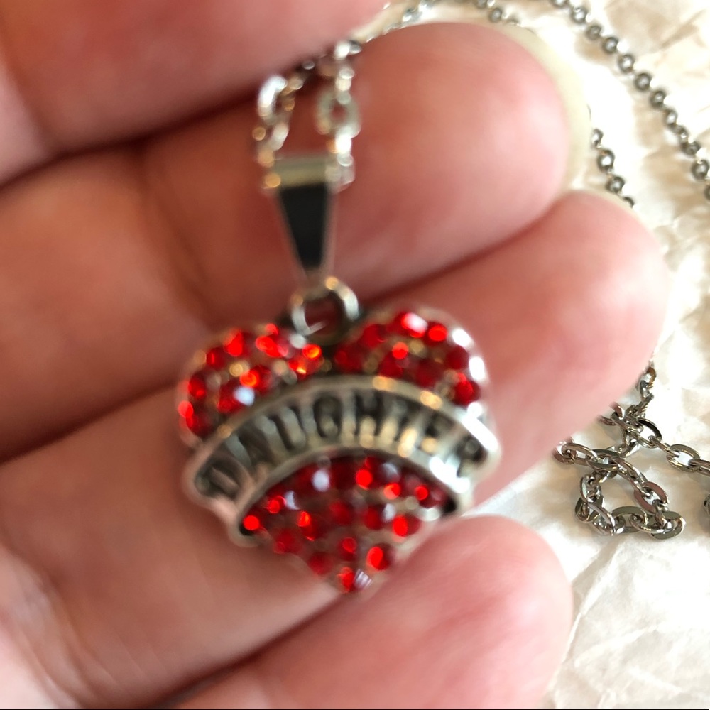 NEW Daughter heart necklace